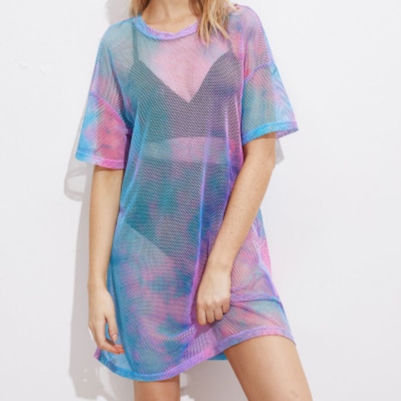 holographic t shirt dress Holographic T-Shirt Dress